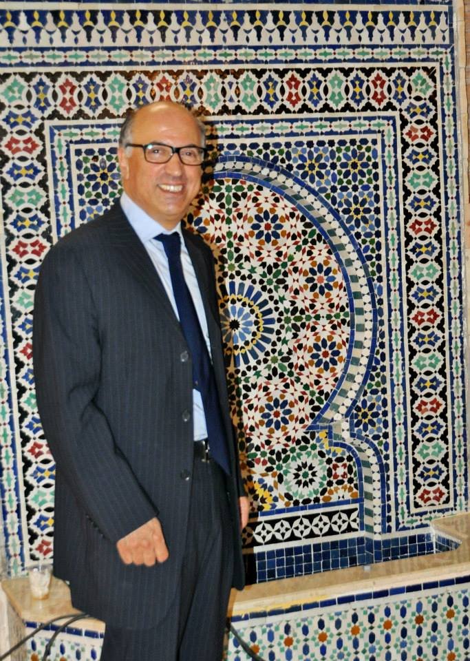 الأستاذ سعيد ابن الحاج السلمي خلال حفل تكريمه.